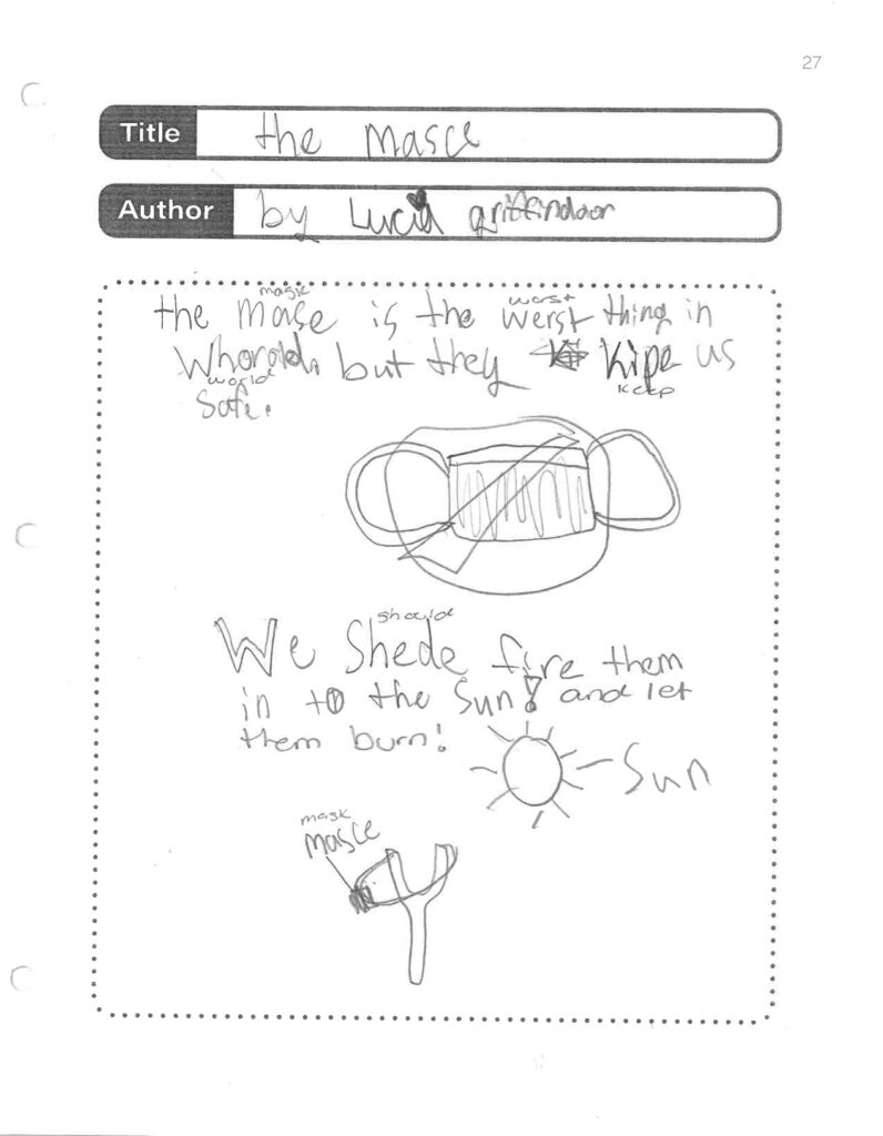 Lucia, age 9, British Columbia